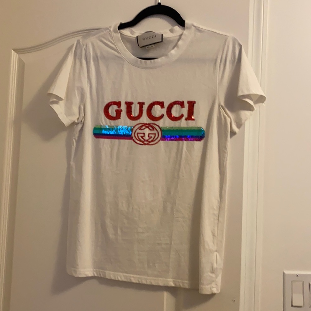 GUCCI sequin tee